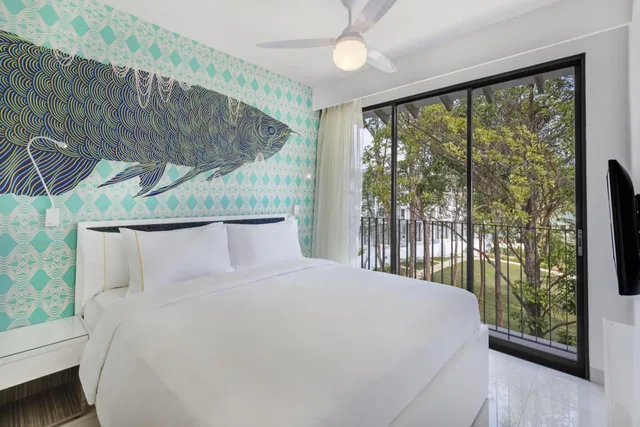 لوفت بسرير كوين وسرير فردي بإطلالة على البحر بغرفتي نوم، Cassia Bintan 4/11
