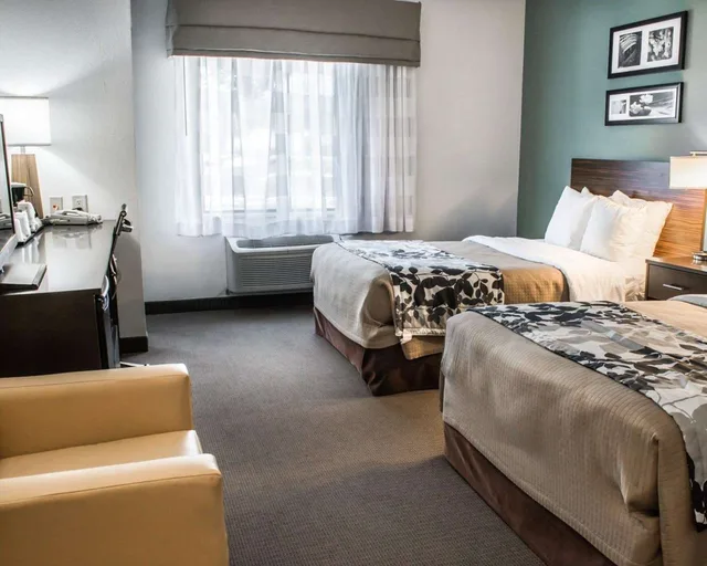 غرفة بسريرين مزدوجين، Sleep Inn & Suites Monticello 6/7