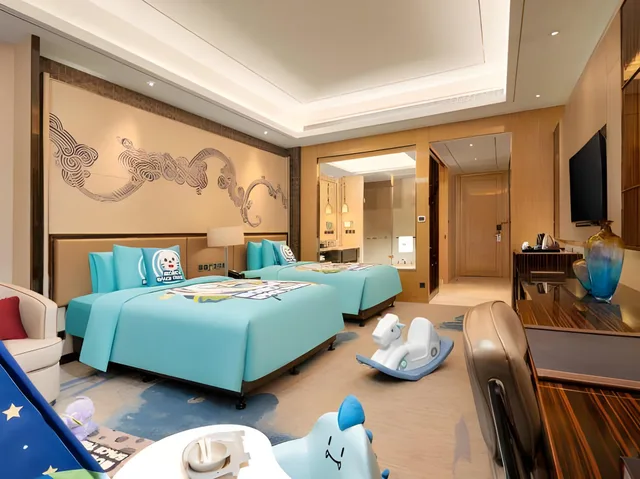 غرفة عائلية بسريرين مزدوجين، Wanda Vista Dongguan 2/2