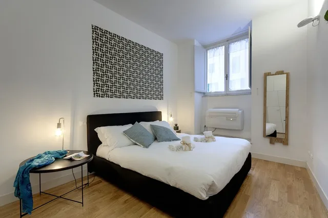 شقة بسريرين كوين بغرفتي نوم مع أريكة، Mamo Florence - Costa San Giorgio Apartment 8/10