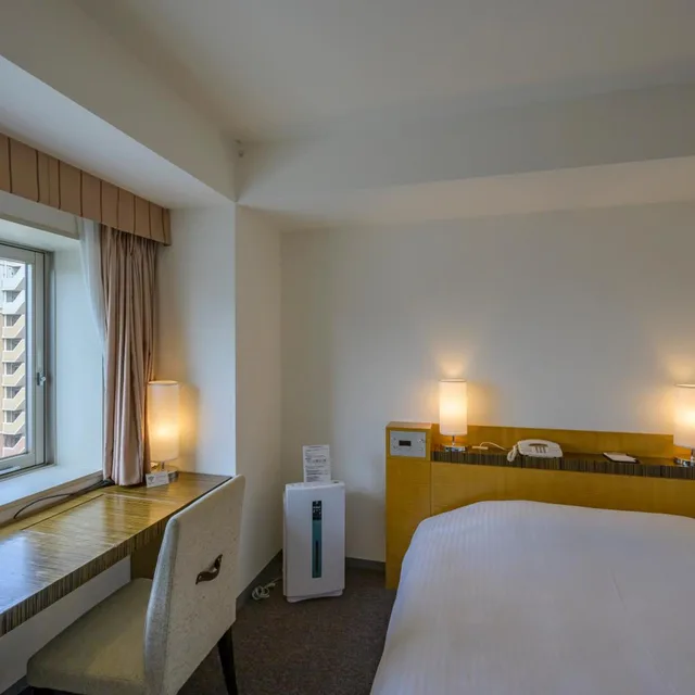 غرفة بسرير كينج وسرير كوين، TWIN LEAVES HOTEL IZUMO 3/3