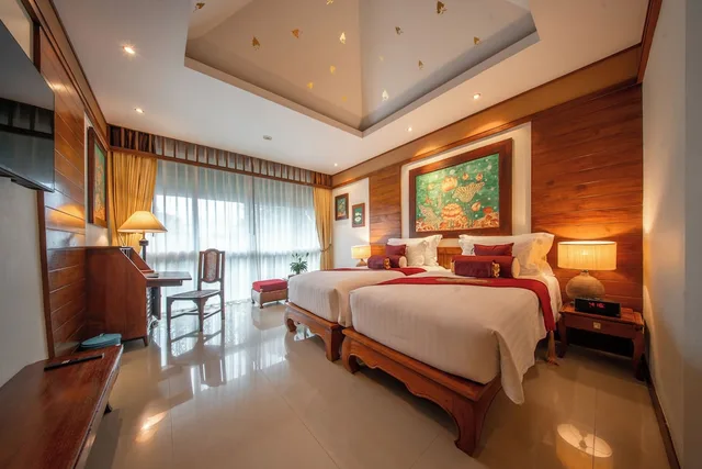 غرفة ديلوكس بسريرين منفصلين، Kodchasri Thani Hotel Chiangmai 1/10