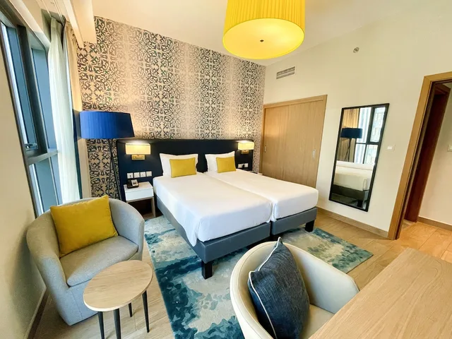 1 Bedroom, Double Bed, Creek View، Aparthotel Adagio Dubai Gold District 1/5