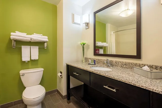 غرفة بسرير كينج لذوي الإعاقة، Sleep Inn & Suites Harbour Pointe VA 4/5