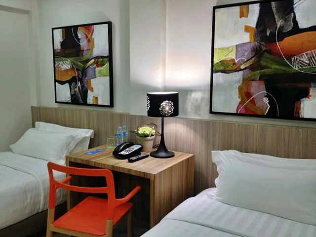 غرفة بسرير مزدوج أو سريرين منفصلين، Zpad Residences 7/8