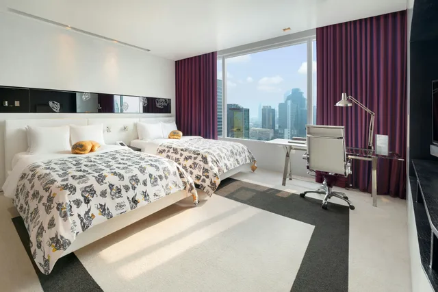 غرفة بسرير مزدوج، W Bangkok Hotel 1/4