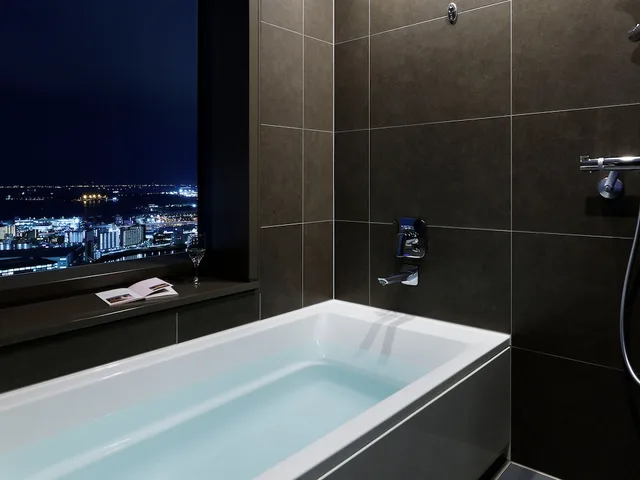 غرفة سوبيريور بسريرين منفصلين بإطلالة بحوض استحمام، Mitsui Garden Hotel Toyosu Premier 5/5