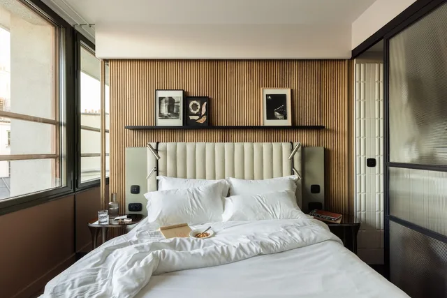 غرفة سيغنتشر بسرير كوين، Hotel Dame des Arts 1/4