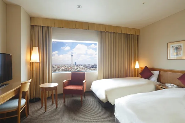 Moderate, Twin Beds, Tokyo Sky Tree View، Daiichi Hotel Ryogoku 2/5