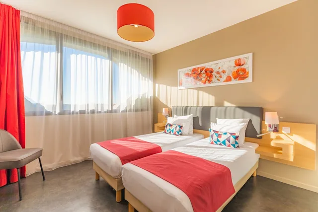 Studio Double 2 max, Appart city Confort Montpellier Millenaire 3/7
