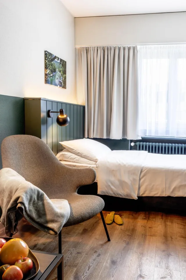 غرفة اقتصادية مفردة، City Hotel Biel Bienne 1/9