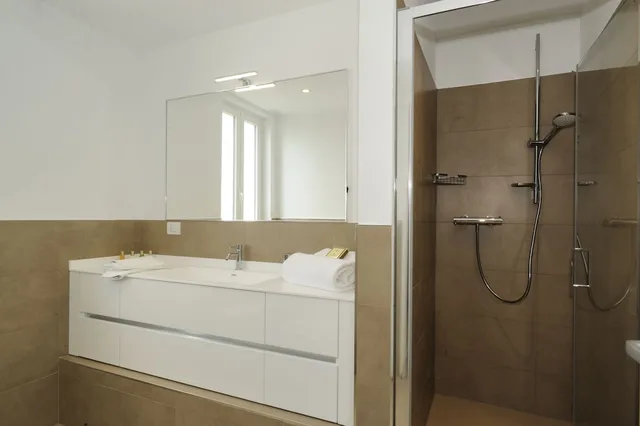 بنتهاوس بسريرين منفصلين وسرير كوين بغرفتي نوم مع أريكة، Residence San Marco Suites & Apartments 8/10