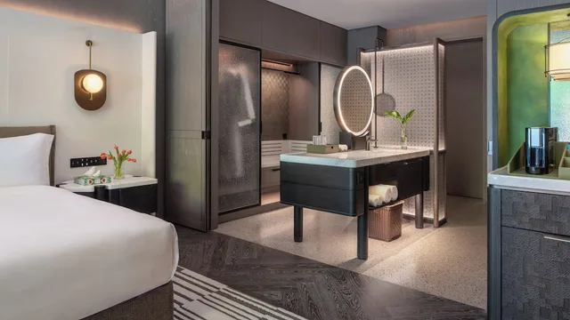 غرفة بريميوم بسريرين منفصلين، Kimpton Nine Trees Shanghai by IHG 2/2