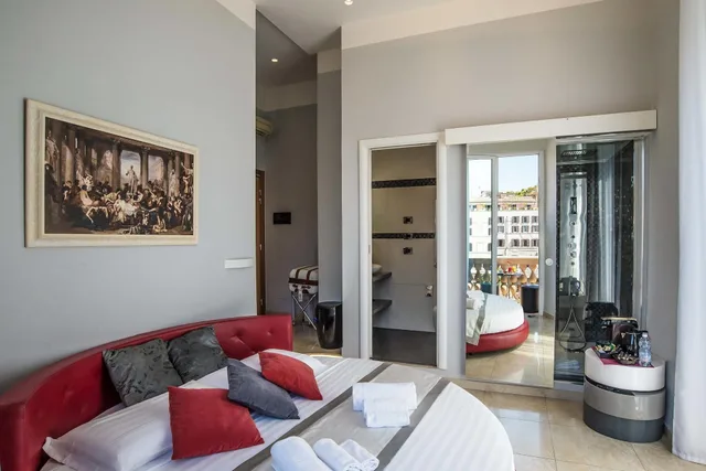 غرفة بسرير مزدوج بشرفة، Pantheon Caesar Relais 4/7