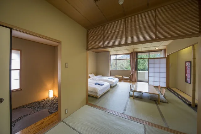 Japanese, Zen, Superior, Twin Beds, 3 Futon Beds، Hakone Kowakien Miyamafurin 2/2