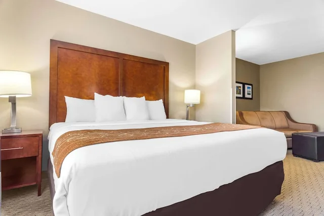 جناح بسرير كينج مع أريكة لذوي الإعاقة، Comfort Suites Mount Vernon 2/4