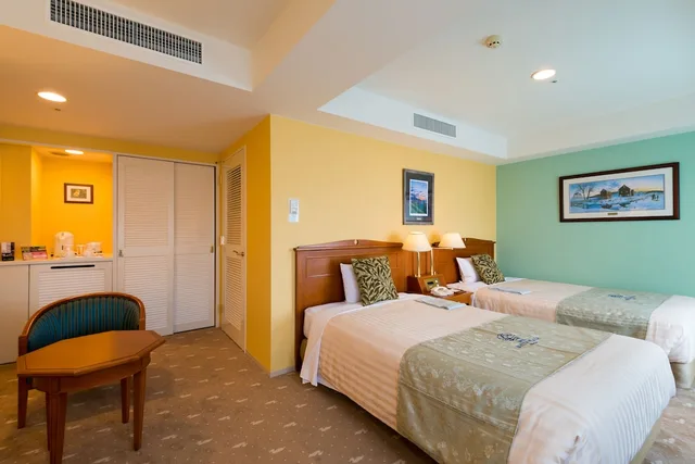 غرفة ديلوكس بسريرين منفصلين، Hotel Boston Plaza Kusatsu 6/10
