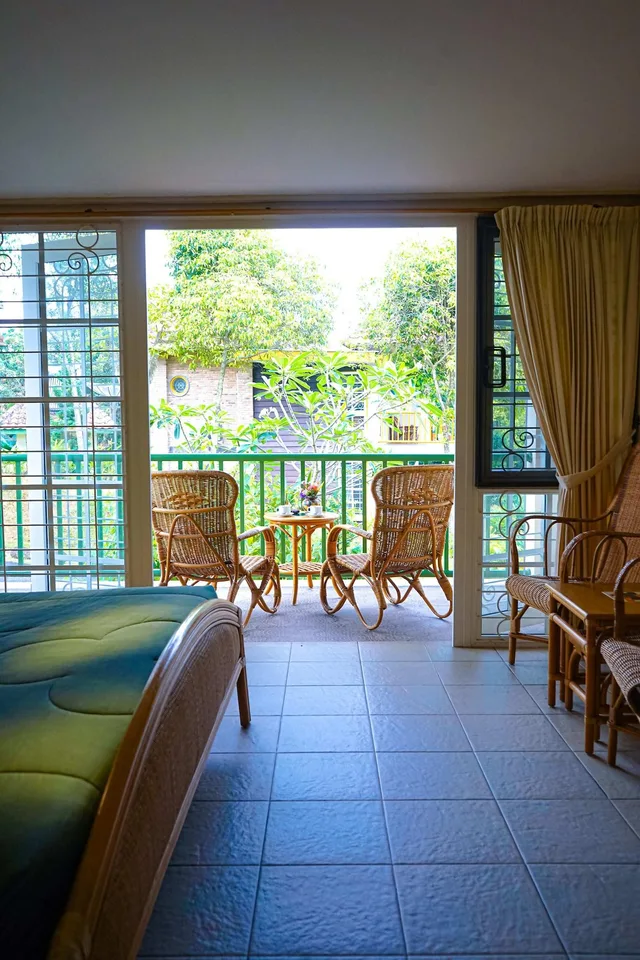 غرفة عائلية بإطلالة على الحديقة بغرفة نوم واحدة، Hotel Deli River 4/6