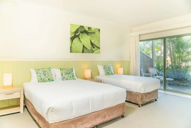 غرفة قياسية بسرير كوين وسرير فردي، Ballina Beach Resort 4/5