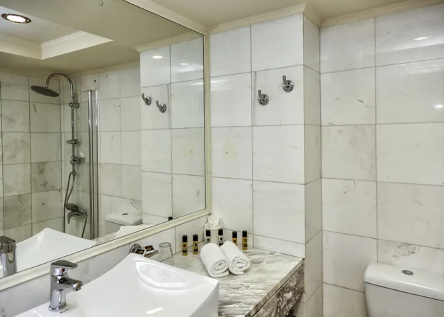 غرفة بسرير مزدوج بإطلالة على الحديقة، Kresten Palace Hotel 4/8