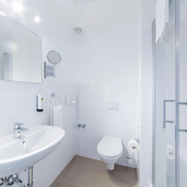 غرفة مفردة بشرفة، Friends Hotel Bad Salzuflen 4/7