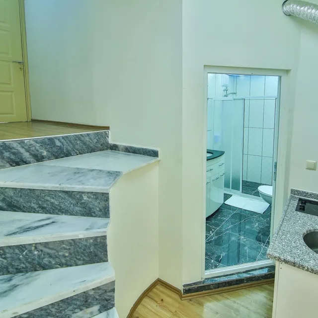 غرفة عائلية بإطلالة على المدينة بمطبخ صغير، Amasra Ayisigi Pansiyon 5/9