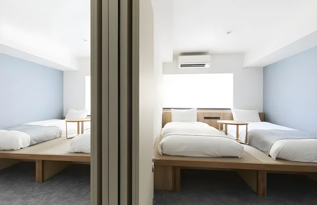 Connecting, Twin Beds, The Tourist Hotel & Cafe Akihabara 1/1