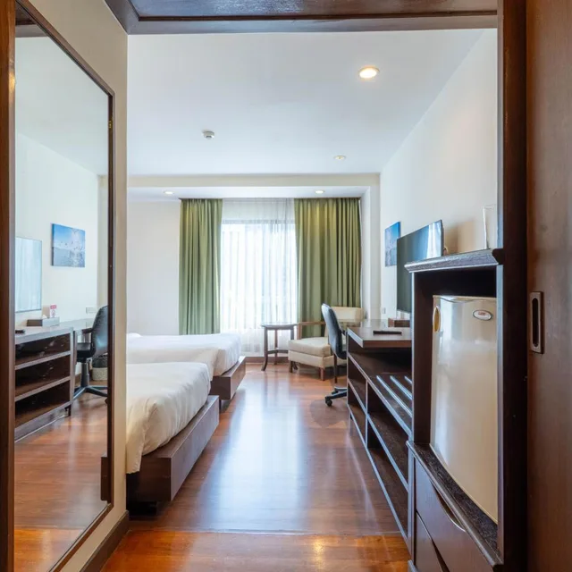 غرفة ديلوكس بسريرين منفصلين، Journeyhub Bangkok Sukhumvit 26 1/10