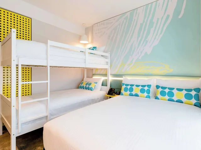 غرفة عائلية بسرير مزدوج وسرير بطابقين، Ibis Styles East Perth 2/17