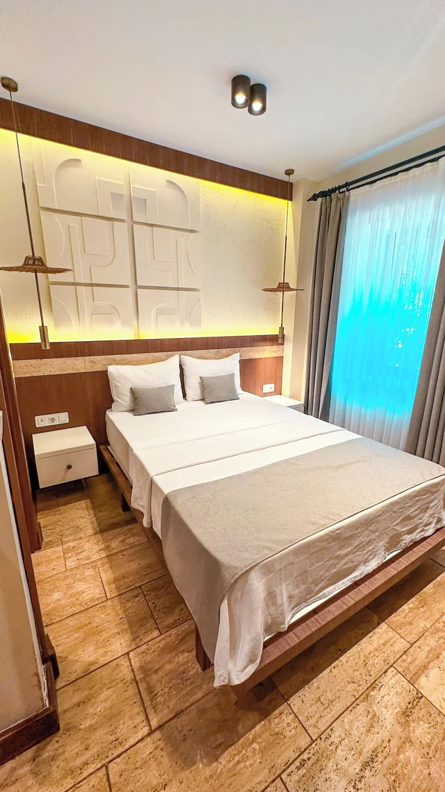 شقة سكنية فاخرة بسريرين كوين بإطلالة على البحر، Iskelem Hotel 4/10