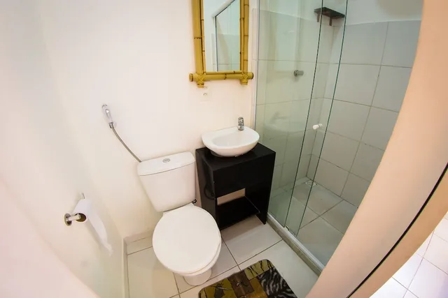 غرفة قياسية ثلاثية بسرير مزدوج مع أريكة، Bamboo Rio Hostel 5/6