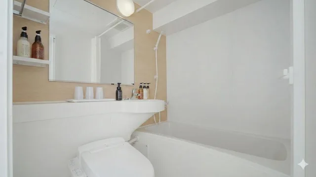 Compact, Twin Beds, Private Bathroom، Hotel Mid in Kuramae Ekimae 4/4