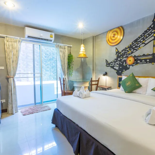 غرفة بريميوم بسرير مزدوج، Baan Kamala Fantasea Hotel 7/10