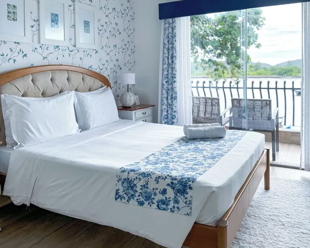 جناح تنفيذي بسرير كوين بإطلالة على البحيرة، Hotel Boutique Recanto Da Passagem 2/7