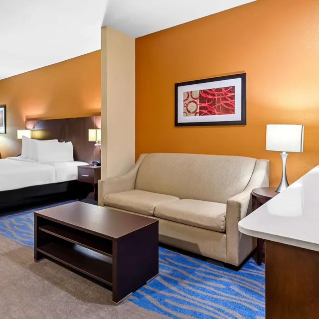 غرفة بسرير كينج لذوي الإعاقة، Best Western St. Louis Airport North Hotel & Suite 8/10