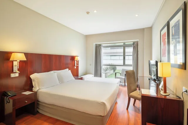 غرفة بسرير كوين بإطلالة على الحديقة، Gran Hotel Attica 21 Las Rozas Formerly Gran Hotel Las Rozas 1/1