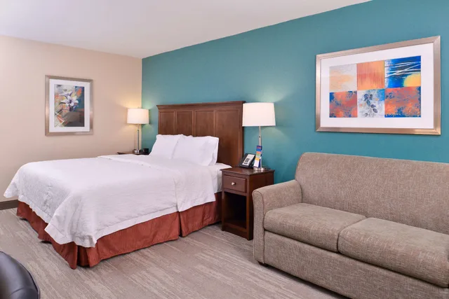 Study, King Bed, Sofa, Spark by Hilton Decatur 2/3