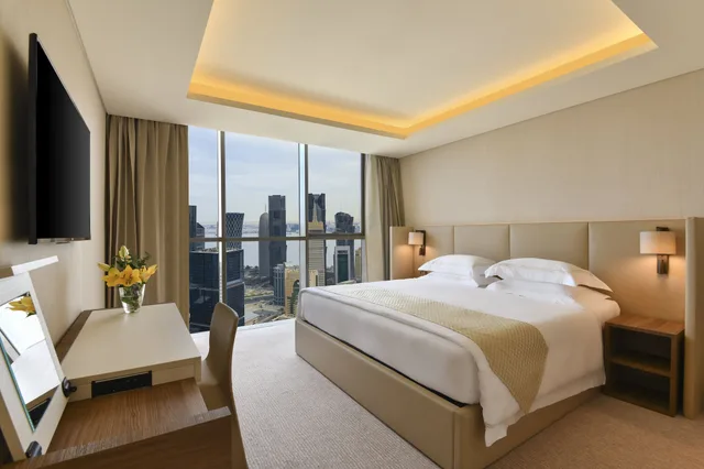 جناح بسرير مزدوج بغرفة نوم واحدة، Voco Doha West Bay Suites 2/10