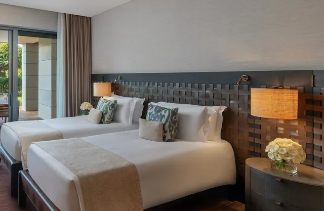 شقة بسريرين منفصلين وسريرين كينج بإطلالة على الحديقة بـ3 غرف نوم، Mandarin Oriental Bodrum 3/5
