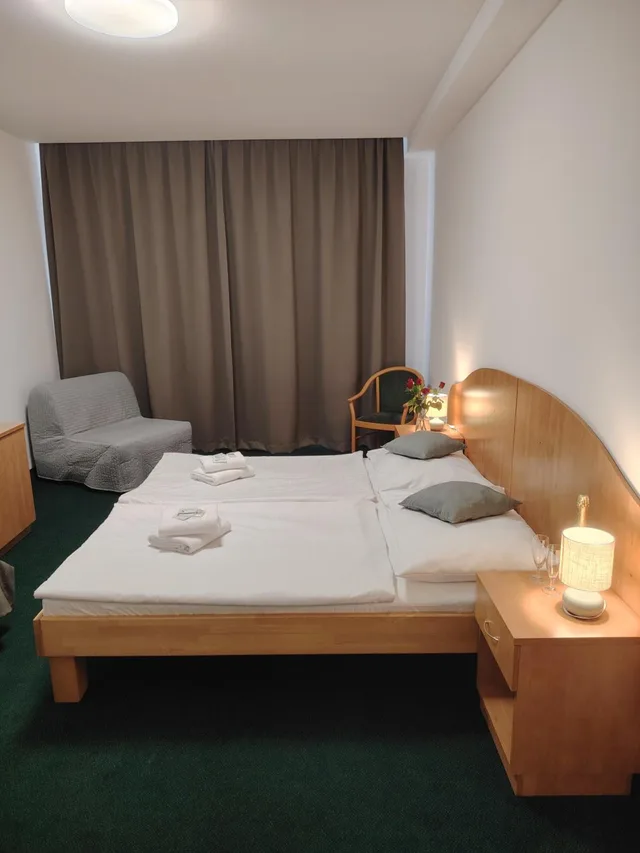 غرفة بسرير مزدوج أو سريرين منفصلين مع سرير إضافي، Legie Hotel 3/10