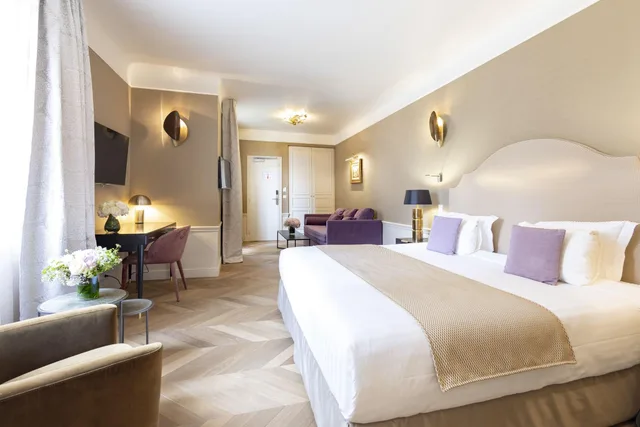 غرفة عائلية بسرير مزدوج، Hotel Residence Foch 2/2