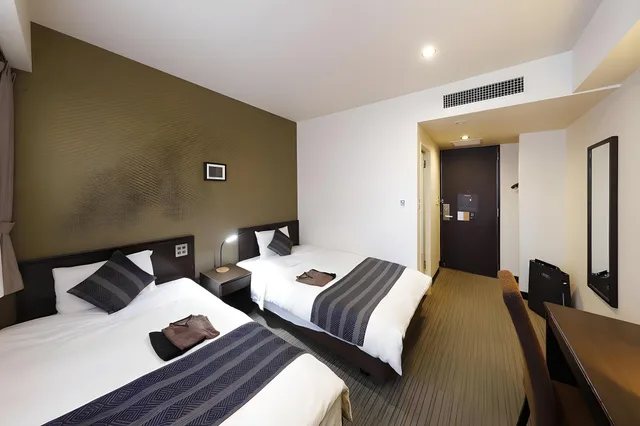 غرفة بسريرين منفصلين، Silk Inn Kagoshima 2/2