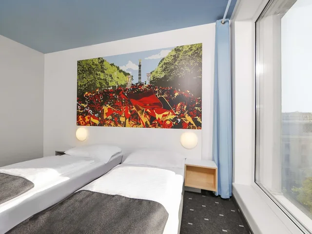 غرفة بسريرين منفصلين، B&B Hotel Berlin-Tiergarten 5/6