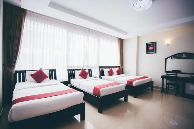 غرفة عائلية بسرير مزدوج وسريرين منفصلين، Chheng Residence 2/3