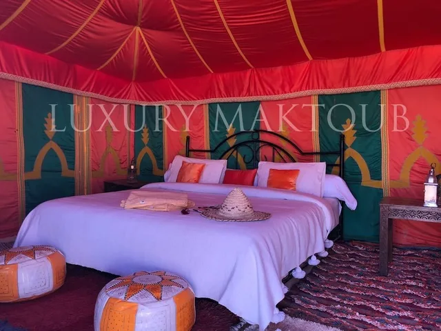 خيمة ديلوكس بسريرين منفصلين، Luxury Maktoub 1/3