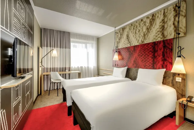 غرفة بسريرين منفصلين، Ibis Aachen Marschiertor Aix-La-Chapelle 3/4