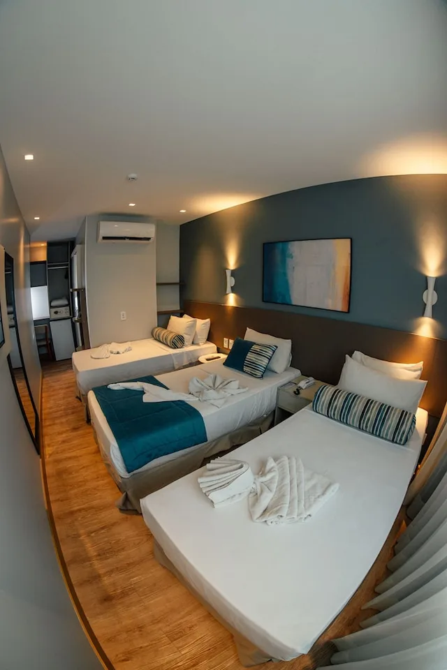 غرفة كومفورت ثلاثية بثلاثة أسرّة، Hotel Agua De Coco 3/10