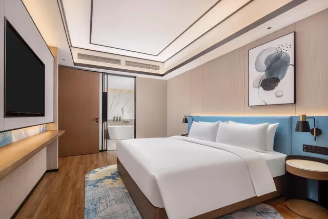 جناح ديلوكس بسرير كينج بغرفة نوم واحدة، Hilton Garden Inn Hulunbuir Hailar 2/3