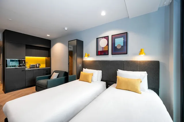 شقة استوديو بسرير كينج مع أريكة، Staycity Aparthotels City Quay 1/7