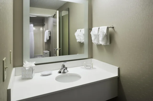 غرفة بسرير كينج مع أريكة، SpringHill Suites Milford 2/3
